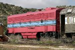 Former Transcisco Texan F7B #101 sits in the spur.